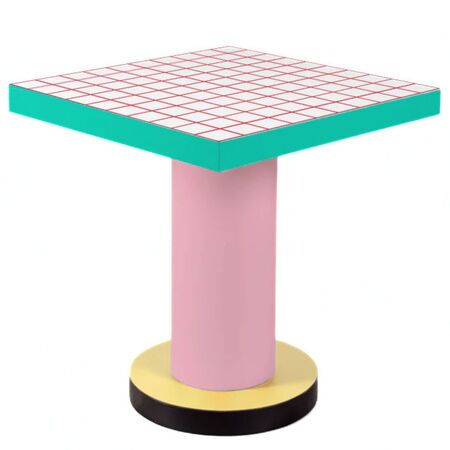 Seletti Bistrotisch Superlounge Table Red Grid von Seletti Terrazzo