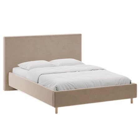 Micadoni MICADONI ELOISE Bett Boucle Rolf - Light Grey, B: 210 cm 