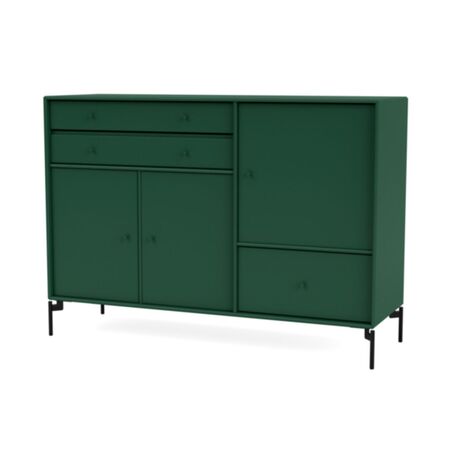 Montana Schrank 201202 Mega von Montana Pine 136, Beine - 05 Black