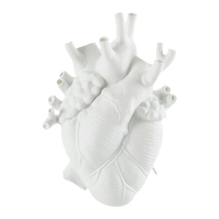 Seletti Herzvase Love in Bloom von Seletti White