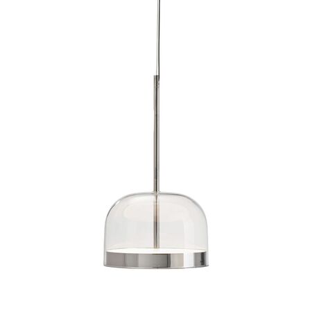FontanaArte Pendelleuchte Equatore LED von FontanaArte  Chrome, Ø: 48 cm