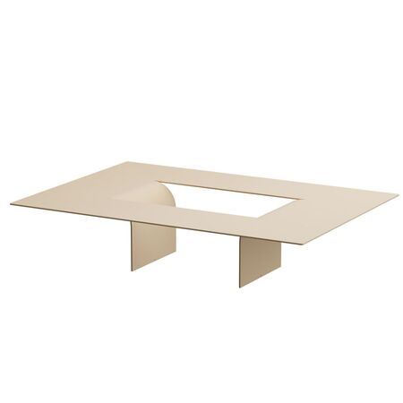 Metallbude Couchtisch Cut von Metallbude Cashew