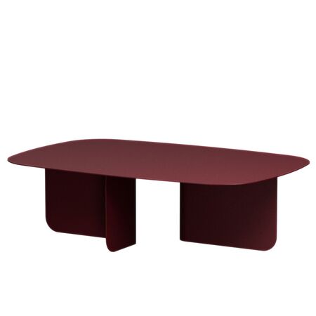 Metallbude Formschöner Couchtisch Livia von Metallbude Red Wine