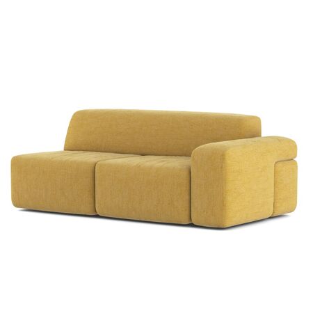 Classicon Module C Zweisitzer Rechts Sofa Soft Stone von Classicon Tinto - Gold 115