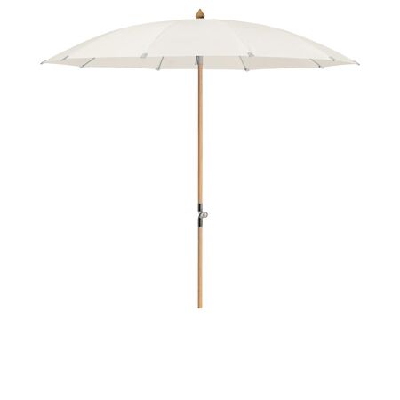 Glatz Sonnenschirm 'Alexo' Ø: 200 cm, White 404, Ohne Volant