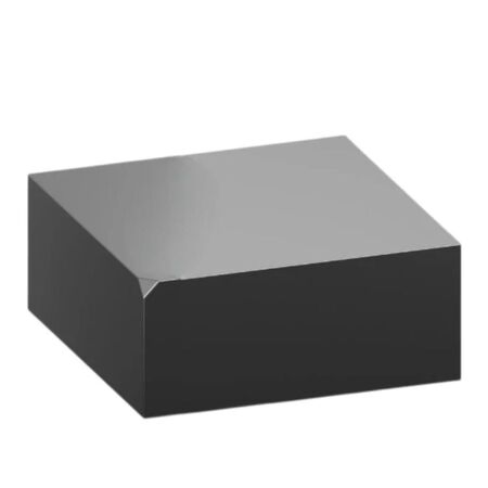 Metallbude Couchtisch Raw-C Square von Metallbude Stainless Steel