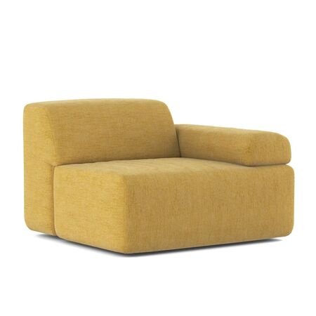 Classicon Module F Einsitzer Rechts Sofa Soft Stone von Classicon Tinto - Gold 115