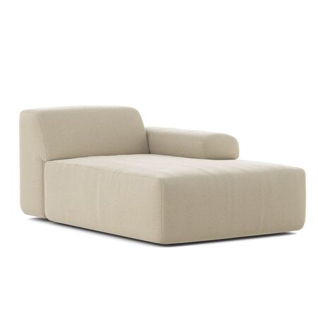 Classicon Module G Recamier Rechts Sofa Soft Stone von Classicon Antoni - Grünbeige 813 