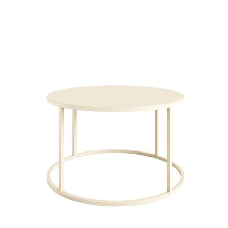 Metallbude Runder Couchtisch Vesina X von Metallbude Schwarz, Ø: 80 cm / H: 45 cm