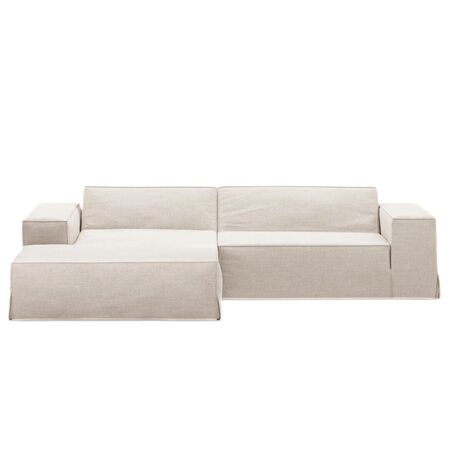 Micadoni MICADONI JODIE 3 Sitzer Ecksofa Liberty - Beige, Rechts