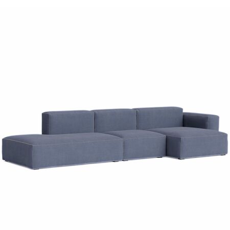 HAY Living 3 Sitzer Modularsofa Niedrige Armlehne Mags Soft Kombination 4 Right/Left von Hay Rechts, 198 - Linara