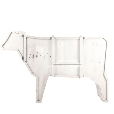Seletti Schrank Sending Animals White Cow von Seletti White