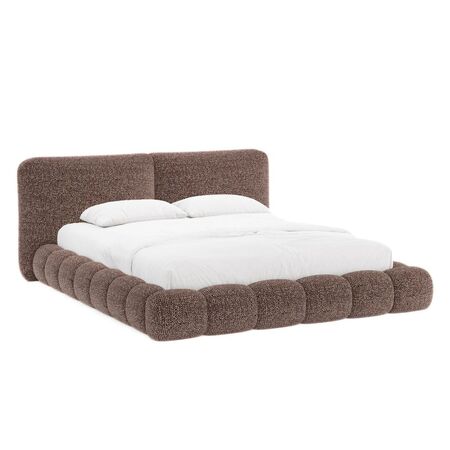 Micadoni MICADONI SOLANGE Bett Chenille Silencio - Sand, B: 222 cm