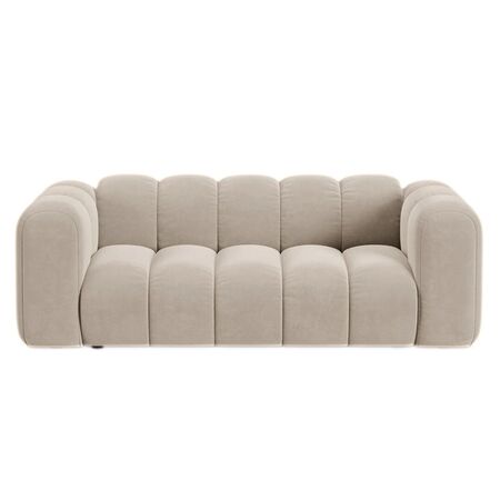 Micadoni MICADONI LUPINE 2 Sitzer Sofa Velvet - Beige