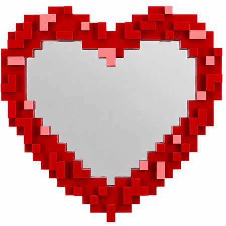 Seletti Spiegel Pixel Mirror von Seletti Mouth
