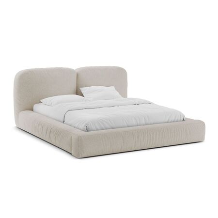 Micadoni MICADONI MARTINA Bett Boucle Monet - Cappuccino, B: 140 cm