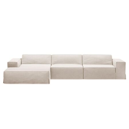 Micadoni MICADONI JODIE 4 Sitzer Ecksofa Liberty - Cappuccino, Rechts
