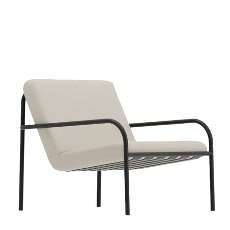 Metallbude Outdoor Lounge Sessel Diego von Metallbude Black, Sand