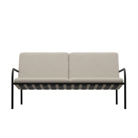 Metallbude Outdoor Lounge Sofa Cruz von Metallbude Black, Sand