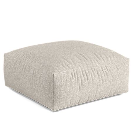 Micadoni MICADONI MARTINA Pouf 106 Velvet - Light Beige