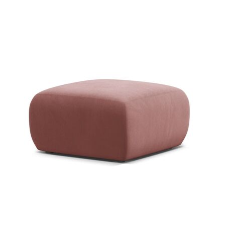 Micadoni MICADONI MOLINO Pouf Velvet Casino - Flamingo, L: 100 cm / B: 100 cm