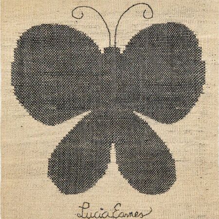 nanimarquina Wandteppich Lucia Eames Butterfly von Nanimarquina Kelim