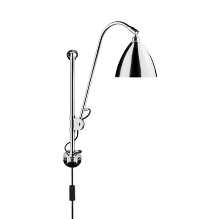Gubi Wandleuchte 'Bestlite BL5' mit Chromgestell Chrome