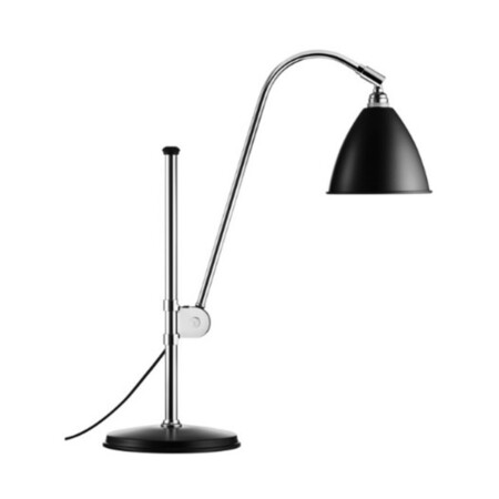 Gubi Tischlampe 'Bestlite' mit Chromgestell Soft White Semi Matt