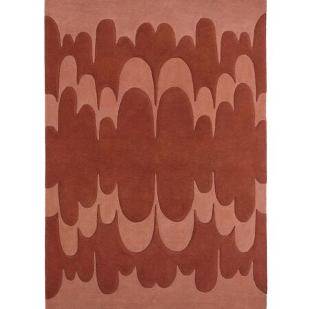 nanimarquina Teppich Lucia Eames Echo von Nanimarquina B: 300 cm / L: 400 cm , Terracotta
