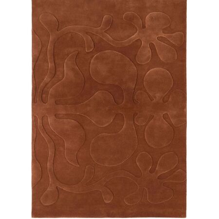nanimarquina Teppich Lucia Eames Rooted von Nanimarquina B: 300 cm / L: 400 cm , Terracotta