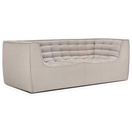 Ethnicraft 2 Sitzer Sofa N701 von Ethnicraft Beige