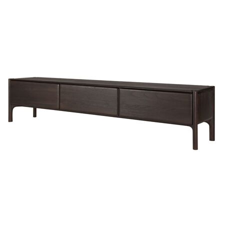 Ethnicraft Teak TV Anrichte PI von Ethnicraft 1 Flipdown Tür / 2 Schublade 