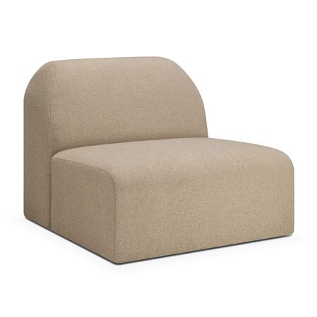 Ethnicraft Modulsofa 1-Sitzer Bulky von Ethnicraft Light Sepia
