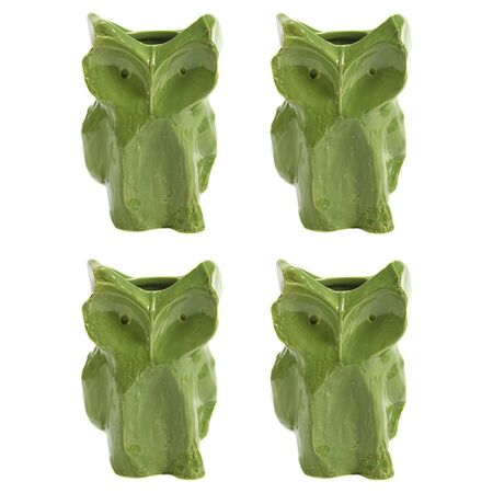 Vase S Owl After Midnight im 4er Set von Serax