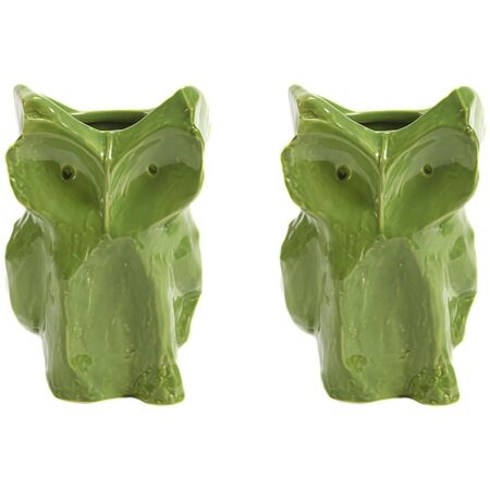 Vase L Owl After Midnight im 2er Set von Serax