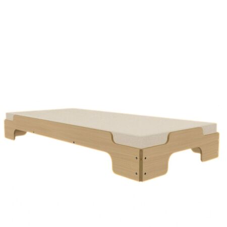 Müller Small Living Stapelliege Komfort Eiche Furniert von Müller Small Living Eiche Geölt, B: 100 cm / L: 200 cm 