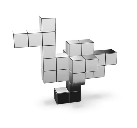Vitra Panton Cubes von Vitra Chrome, Panton Cubes Duck