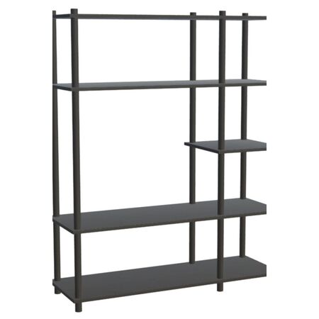 Woud Shelving System 7 Elevate von Woud Schwarz Eiche lackiert