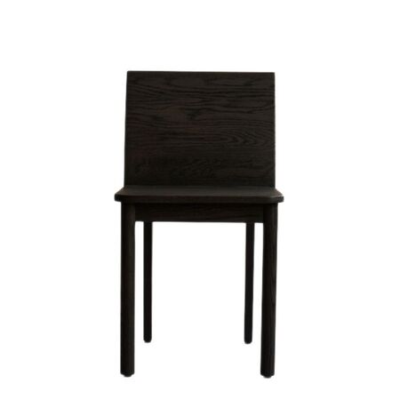 101 Copenhagen 101 Copenhagen Brutus Slim Dining Chair - Stuhl Coffee Black Oak