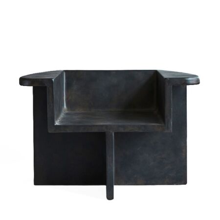 101 Copenhagen 101 Copenhagen Brutus Lounge Chair - Loungesessel Coffee Black Oak