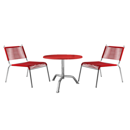 Manufakt Lounger 'Bättig 21' Spaghetti Grau