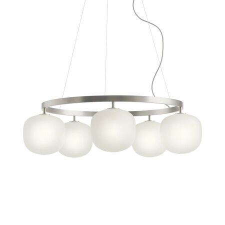 Muuto Kronleuchter Rime von Muuto Aluminum Grey