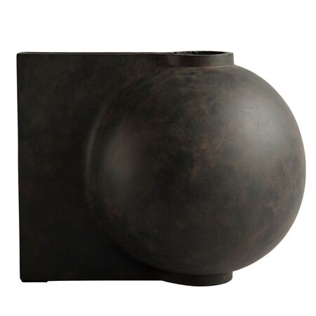 101 Copenhagen 101 Copenhagen Offset Vase Big, Coffee