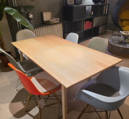 Duus & Møller  Norèll Ausziehtisch rechteckig Eiche geseift, L: 160 cm / T: 80 cm