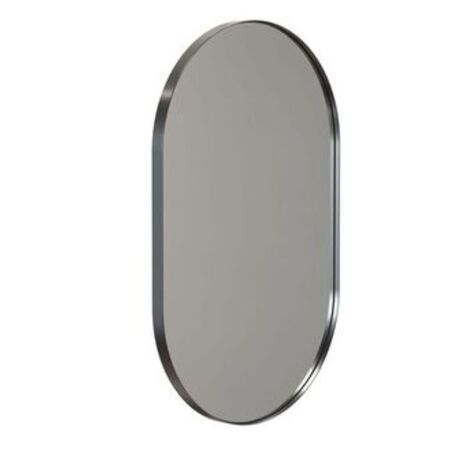 Frost Spiegel 4138 UNU Oval von Frost Schwarz Gebürstet