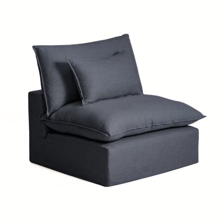 Kave Home Sessel Anarela von Kave Home Dunkelgrau