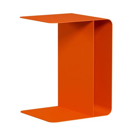 Metallbude 2-in-1 Beistelltisch Cosmo von Metallbude  Orange Sprizz