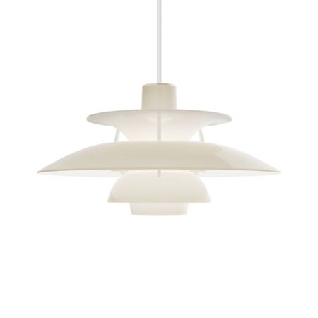 Louis Poulsen Pendelleuchte PH 5 Opal von Louis Poulsen  Opal Beige