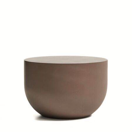 Kave Home Runder Couchtisch Garbet von Kave Home Ø: 60 cm / H: 40 cm, Braun