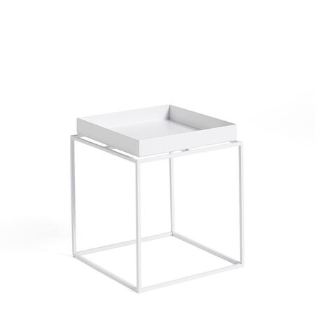 Hay Tray Table Chocolate Hochglanz, B: 60 cm / T: 60 cm / H: 39 cm 